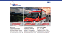 Desktop Screenshot of alphamedic.ch